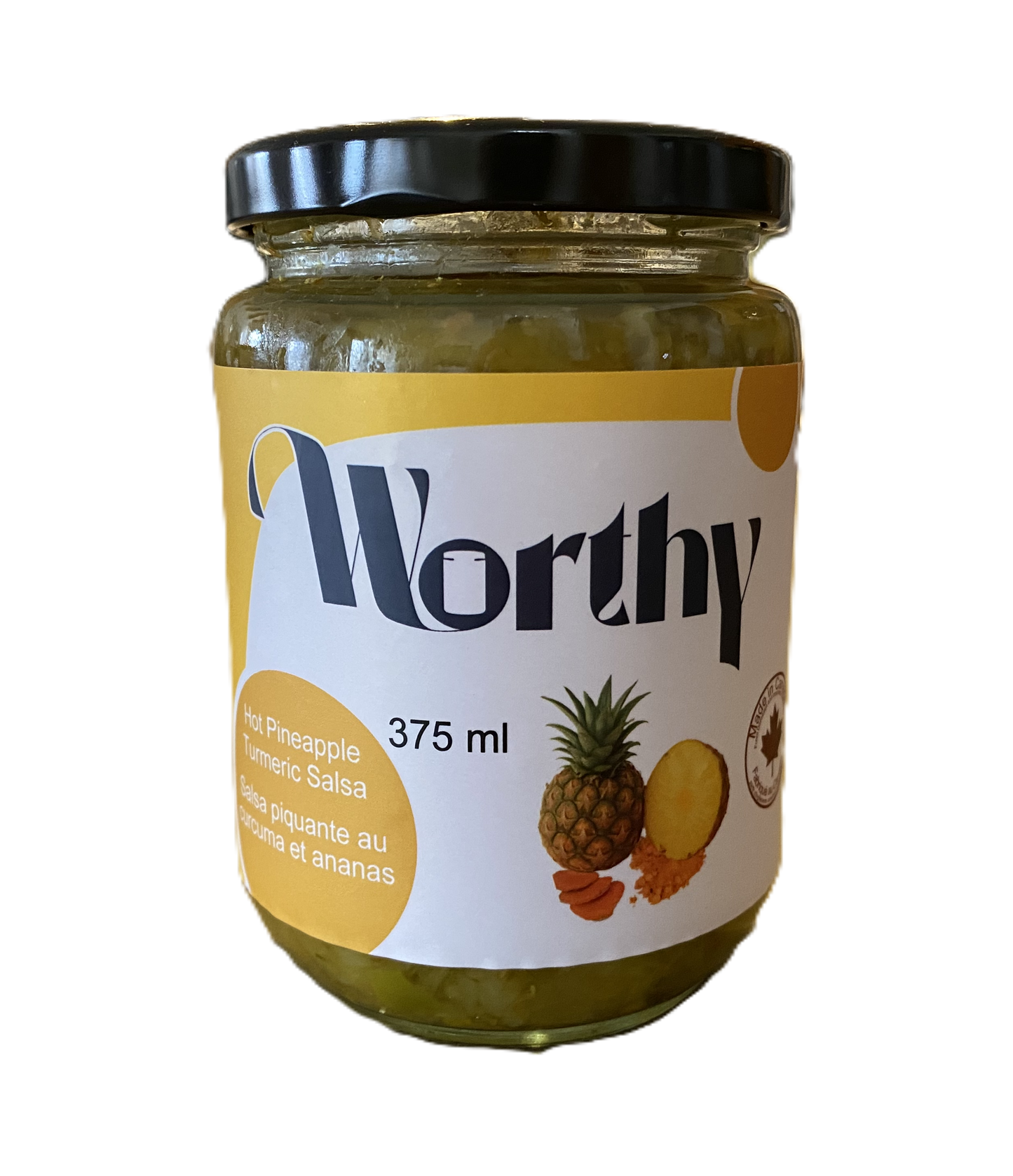 Worthy's Hot Pineapple Turmeric Salsa