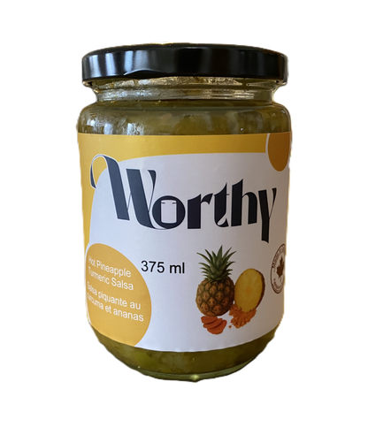 Worthy's Hot Pineapple Turmeric Salsa