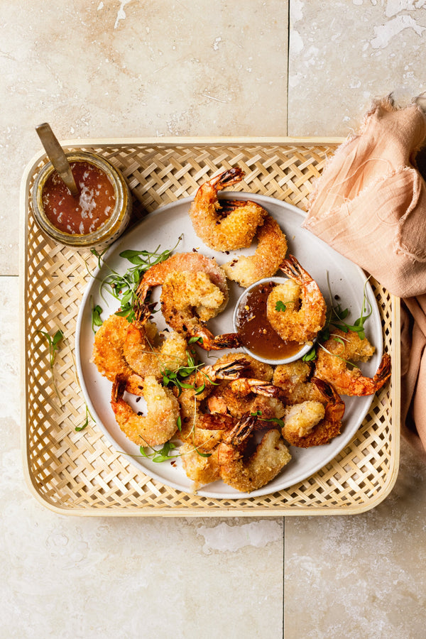 Worthy’s Coconut Shrimp & Spicy Peach Dip