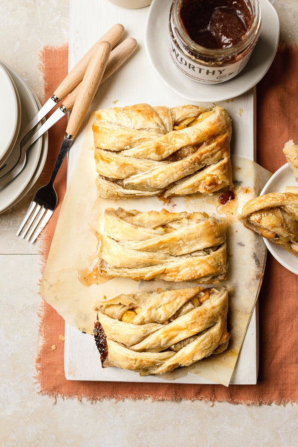 Worthy’s Apple Strawberry & Cardamom Strudel