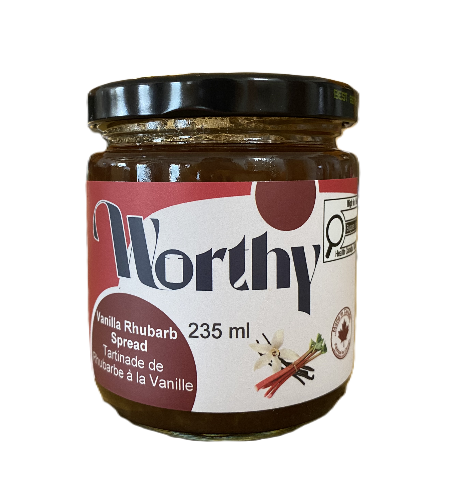 Worthy's Vanilla Rhubarb Spread